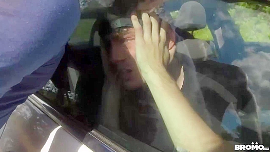 Bo Sinn and Benjamin Blue ~ Passionate Outdoor Oral in Bromo US