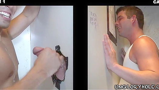 Hardcore Gloryhole Action ~ Alexander Garrett & Shawn Young Unleashed