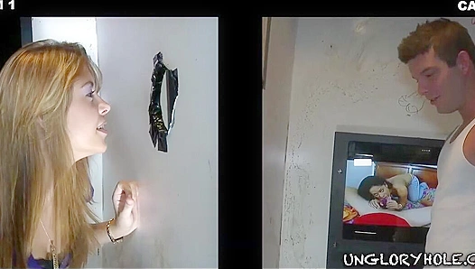 Hardcore Gloryhole Action ~ Alexander Garrett & Shawn Young Unleashed