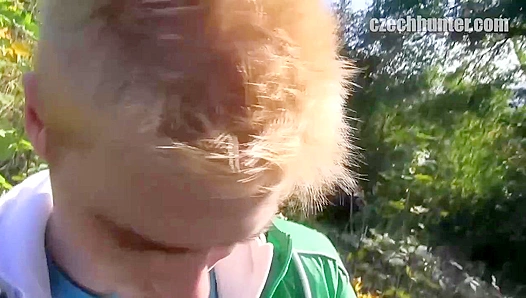 Bleached Beauty Craves Stranger's Hot Cum - XXX Gay