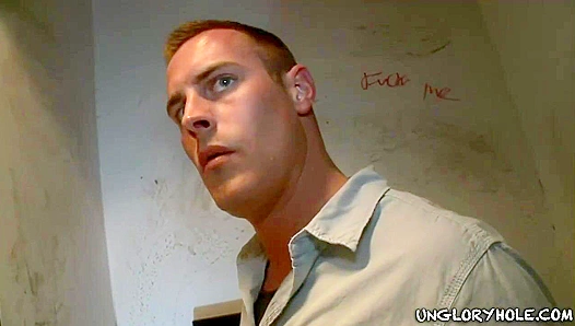 Sweaty Glory ~ Kyle York Shines in Intense Gloryhole Action