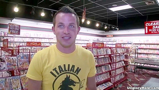 Alexander Garrett & Travis Cooper ~ High-Energy Gloryhole Blowjobs