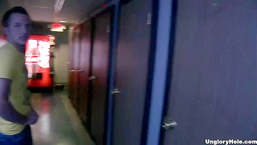 Alexander Garrett & Travis Cooper ~ High-Energy Gloryhole Blowjobs