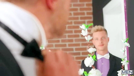 Wedding Day Surprise ~ Alex Mecum Turns Benjamin Blue Straight with Passionate Sex