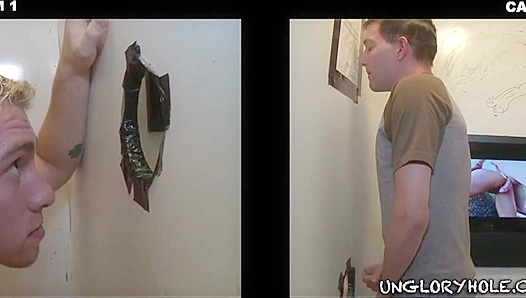 Hung Stud Jakob Cruz Nails a Glory Hole Blowjob