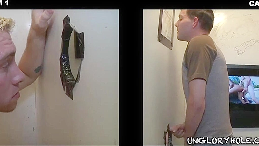 Hung Stud Jakob Cruz Nails a Glory Hole Blowjob