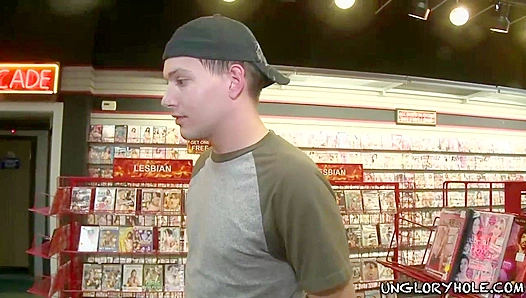 Hung Stud Jakob Cruz Nails a Glory Hole Blowjob