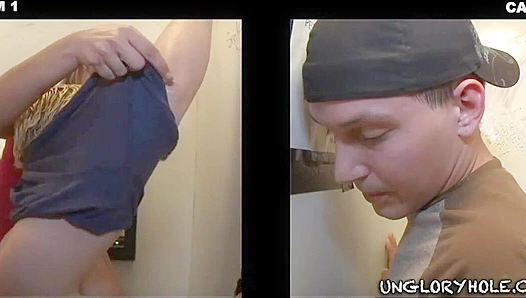 Hung Stud Jakob Cruz Nails a Glory Hole Blowjob