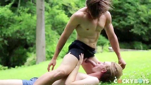 Jaxon & Tayte's Wild Outdoor & Indoor Sex Adventure - Cocky Boys