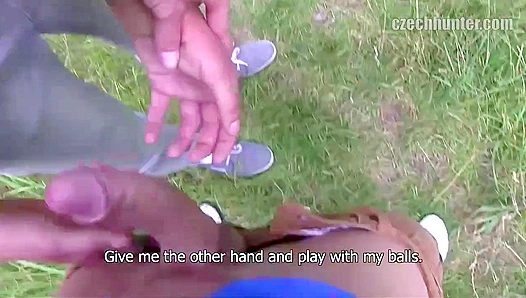 Czech Twink Gets Paid for Outdoor Bang - XXX Gay