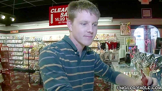 Hot Gloryhole Action ~ Landon Haynes & Dylan Roberts Take Turns