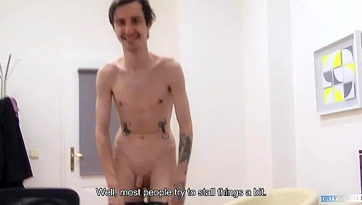 Dirty Tattooed Twink Nails It ~ Jerking & Fucking Like a Pro