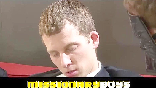 Naked Elder Brown Takes On Young missionary Boys