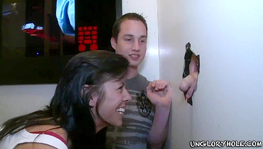 Tony Royce & Chris ~ Hot Glory Hole Blowjob Action