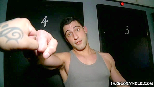 Nick Toretto & Brett Daniels Heat Up the Gloryhole with Dirty Oral Action