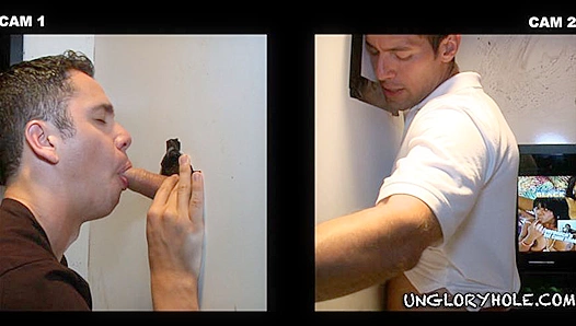 Tyler Ford Slips Into Alexander Garrett's Gloryhole for a Secretive Screw