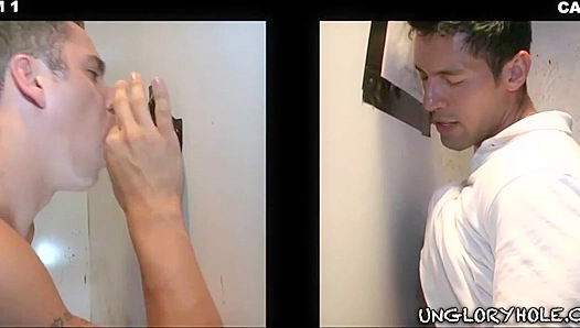 Tyler Ford Slips Into Alexander Garrett's Gloryhole for a Secretive Screw