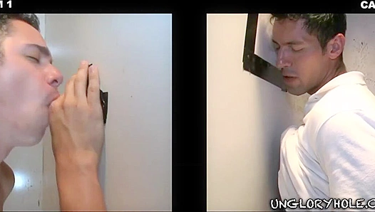 Tyler Ford Slips Into Alexander Garrett's Gloryhole for a Secretive Screw