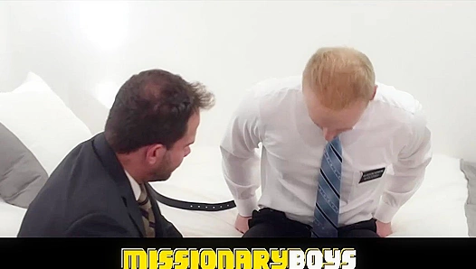 President Wilcox & Elder Peterson ~ Hot Blowjob Fun - Missionary Boys Seduction