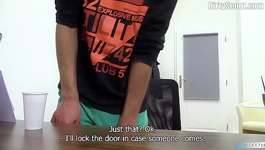 Hot Stud Gets Loaded inDirty Casting Audition