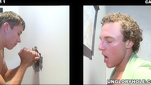 Twisted BJ ~ Angelo Pontionetti & Justin Hawk Go Wild at UngloryHole