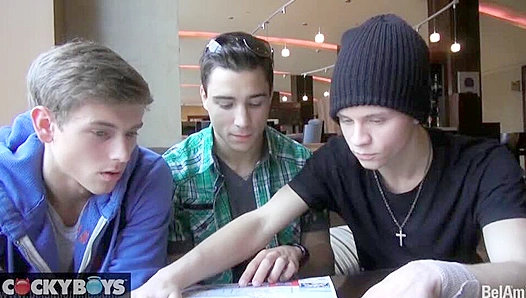 Jett Black & Kevin Warhol ~ Hot BTS Action with Cocky Boys