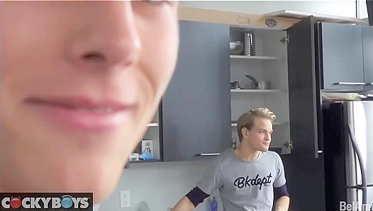 Jett Black & Kevin Warhol ~ Hot BTS Action with Cocky Boys