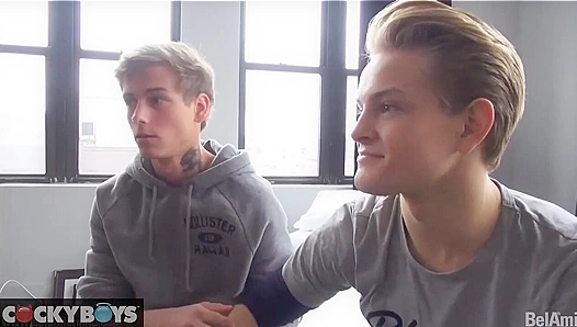 Jett Black & Kevin Warhol ~ Hot BTS Action with Cocky Boys