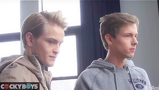 Jett Black & Kevin Warhol ~ Hot BTS Action with Cocky Boys