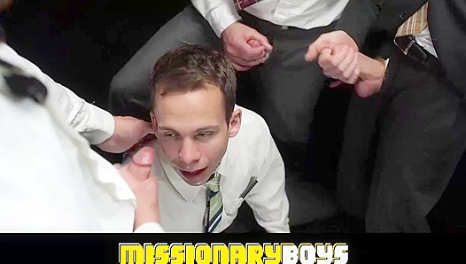 Missionary Boys ~ Violent Blow-Bang Submits Slutty Elder Lindsay