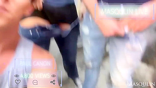 Paul Canon & Calvin Banks Heat Up Instagram in Steamy NextDoorStudios Partners Scene