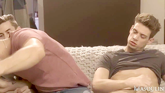 Paul Canon & Calvin Banks Heat Up Instagram in Steamy NextDoorStudios Partners Scene