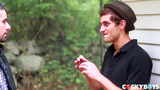 Spooky Blowjobs ~ Arnaud Chagall & Christian Wilde Tease in a Haunted House