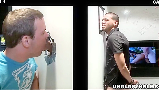 Straight Guy Tricked by Sean Bow & Ricky Larkin ~ Un Glory Hole Adventure