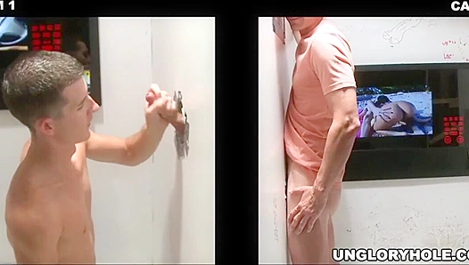 Tyler West and Cameron Kincade ~ Gloryhole Blowjobs Galore!