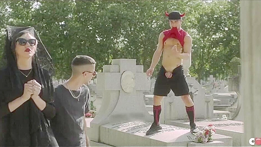 Devilish Temptations ~ Allen King, Colby Keller, Sean Ford Seduce Each Other