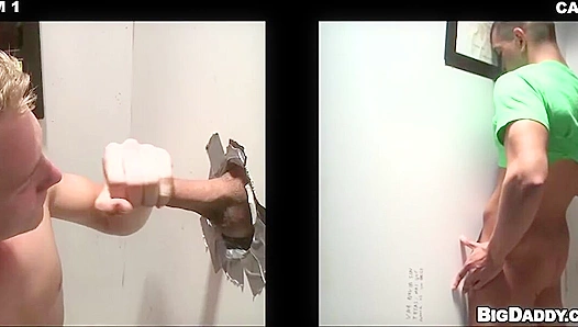 Malek Steel's Gay Glory Hole Seduction of a Straight Guy