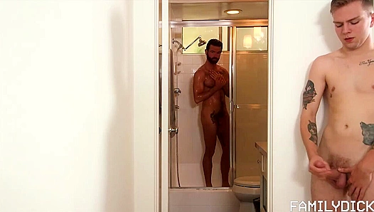 Creeper Timothy Gets Deep Throated by Stepdad Brendan - Forbidden Family Fun