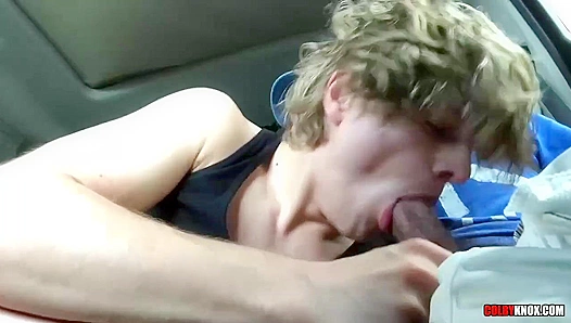 Robin Moore Wakes Sleeping Colby Knox With a Steamy Blowjob