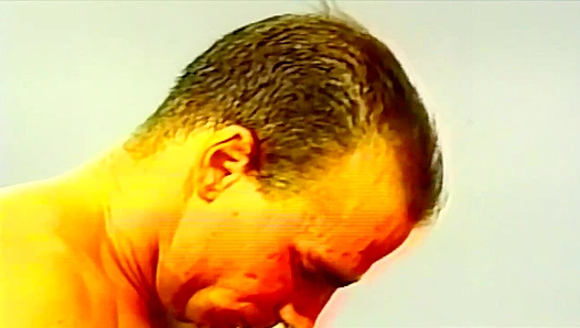 Wrestlers Bruce Hill & Chris Dano Pound Each Other on the Mat