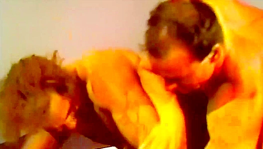 Wrestlers Bruce Hill & Chris Dano Pound Each Other on the Mat