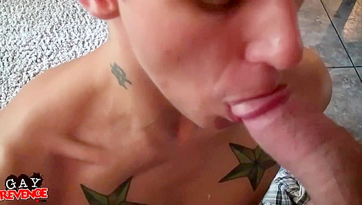POV Gay Blowjob ~ Nick Carter & Brett Bradley Heat Up Reality Dudes