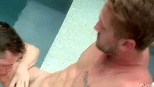 Wesley Woods Sucks Kurtis Wolfe Outdoors - Falcon Studios