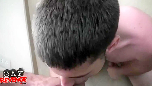 Brett Bradley & Casey Phillips Spit-Filled Finish ~ Hot Gay Action from Reality Dudes