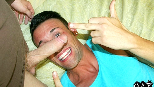 Johnny Forza Sucks Alexei Pakizkov's Cock for Payback – Gay Revenge Porn
