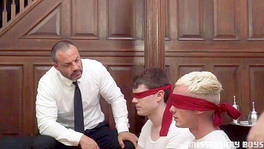 Missionary Boys ~ Elders Clarke & Jones Get Dildo-Fucked & Throated Deep