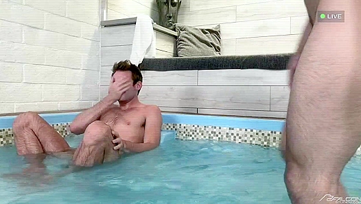 Max Adonis Jerks Off Until Mason Lear Walks In - Falcon Studios