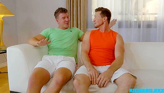 JJ Knight & Pierce Paris ~ Passionate Gay Fellatio Lovers