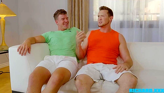 JJ Knight & Pierce Paris ~ Passionate Gay Fellatio Lovers