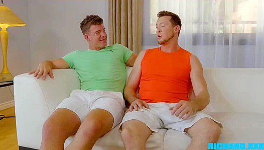 JJ Knight & Pierce Paris ~ Passionate Gay Fellatio Lovers